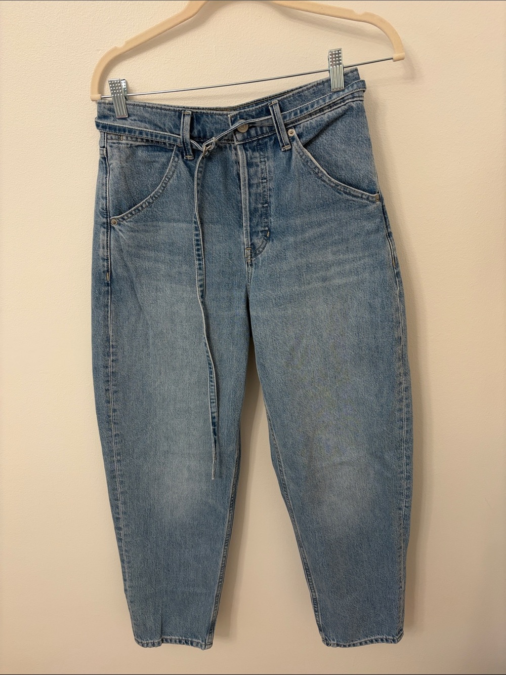 Banana Republic Light Blue Cropped Ankle Jeans